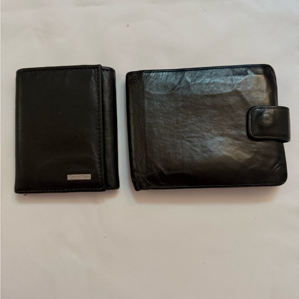 Set wallets Leather  2 Calvin Klein and Grand